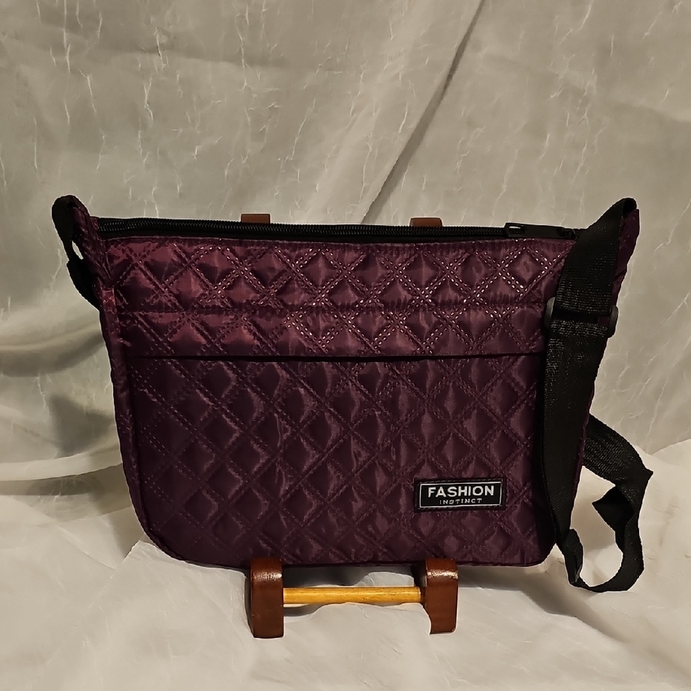 Quilted Purple Mini Bag